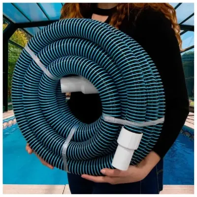 Manguera Flexible Piscina 7.5m 1.25' Panda Pool Giratoria