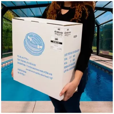 Manguera Flexible Piscina 7.5m 1.25' Panda Pool Giratoria