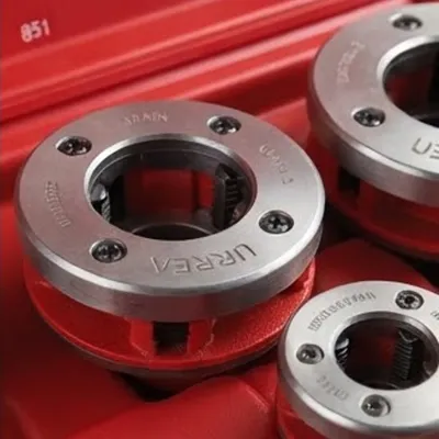 Juego Tarrajas Urrea 1/2' A 2' Npt Industrial 9 Piezas
