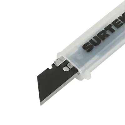 Set 10 Cuchillas Cutter Bisturi Surtek 9 Mm Acero Sk5
