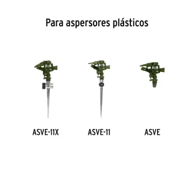 Estaca Metálica Aspersor 2 Vías Truper Universal Rosca 3/4'