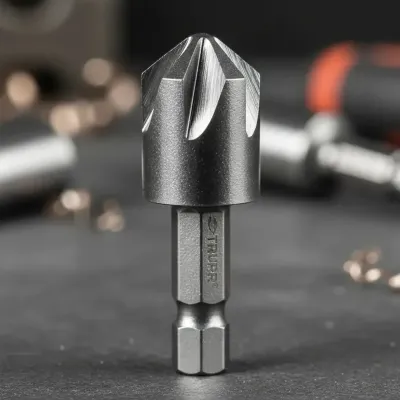 3 Brocas Avellanador Metal 3/4' A 1/2' Truper Corte Rápido