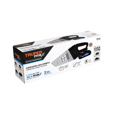 Aspiradora Inalámbrica Para Carro 20v Truper Max Filtro Hepa
