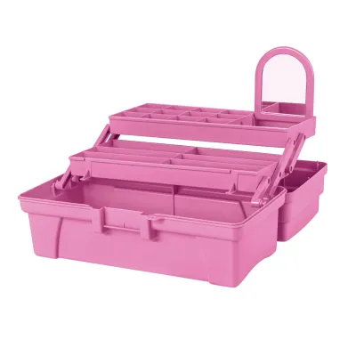 Caja Esmaltes Pretul Maquillaje 36x18cm 20 Compartimientos
