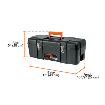 Caja De Herramientas Industrial De 66 Cm Con Charola Truper