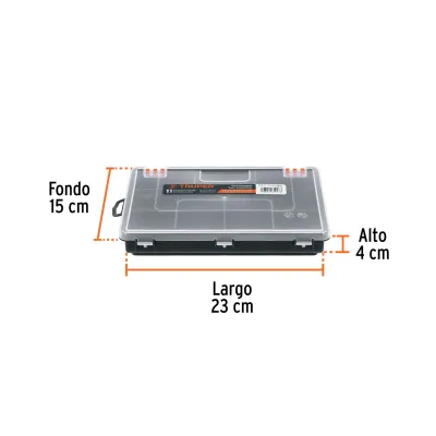 Caja Organizadora De 28 Cm Con 15 Compartimientos Truper