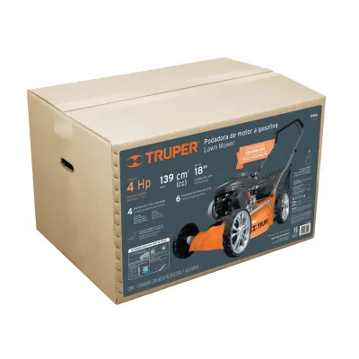 Cortacésped Podadora A Gasolina 4 Hp Con Cuchilla Ajustable Truper
