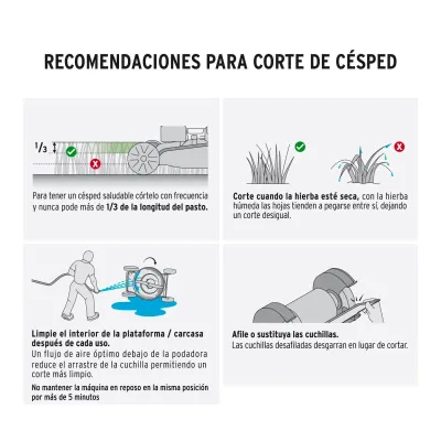 Cortacésped Podadora A Gasolina 4 Hp Con Cuchilla Ajustable Truper