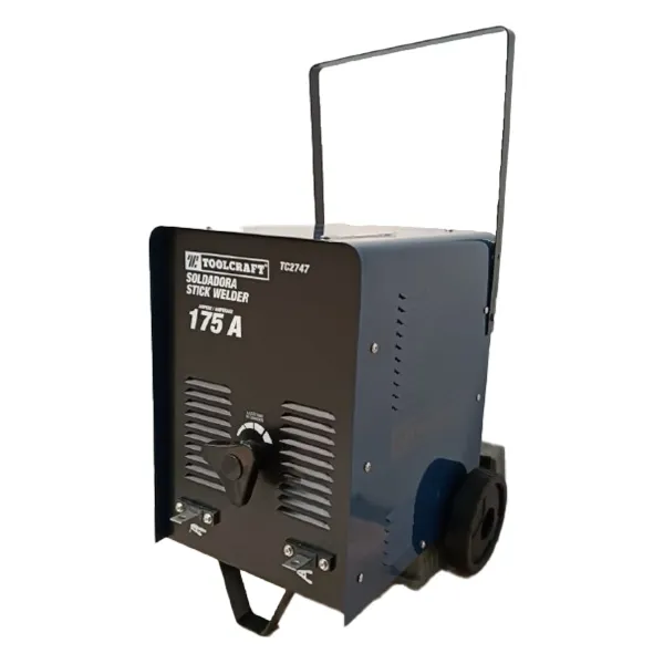 Soldadora Toolcraft 175a Ligera Portátil 220v Acero 9.5 Kva (TC2747)