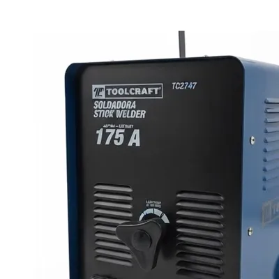 Soldadora Toolcraft 175a Ligera Portátil 220v Acero 9.5 Kva