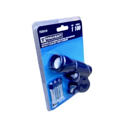 Linterna Para Bicicleta Delantera De 100 Lm Toolcraft En Abs