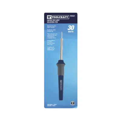 Cautín Profesional Tipo Lápiz 30 W Toolcraft Con Accesorios