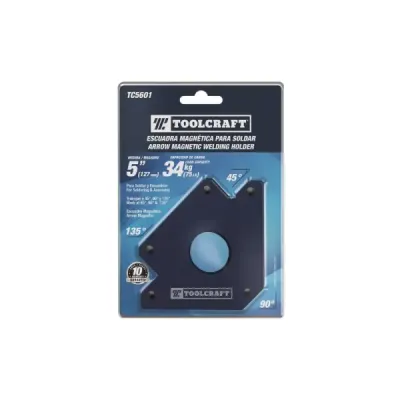 Escuadra Magnética Para Soldar De 5' Toolcraft De 3 Ángulos