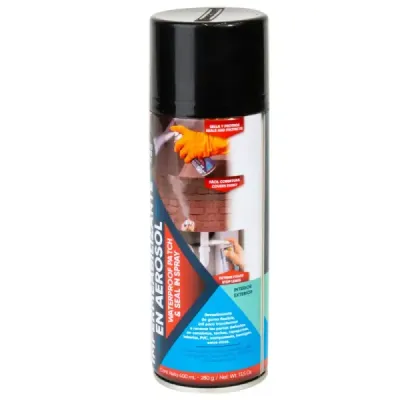 Impermeabilizante Aerosol Negro Toolcraft De 400 Ml