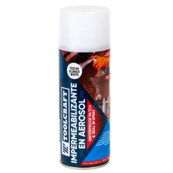 Impermeabilizante Aerosol Blanco Toolcraft De 400 Ml (TC5744)