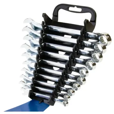 Set 10 Llaves Combinadas 1/4' Hasta 3/4' Toolcraft Estuche