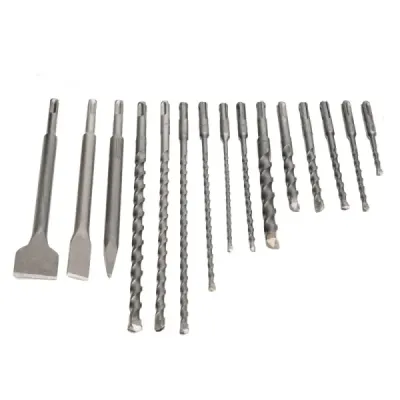 Set De Cinceles Y Brocas Sds Plus Toolcraft Estuche Metálico