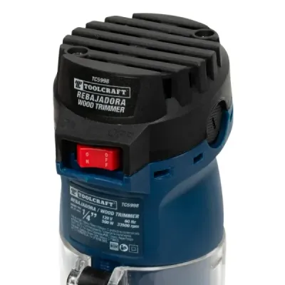 Ruteadora De 1/4' 500 W Toolcraft Con Velocidad Variable