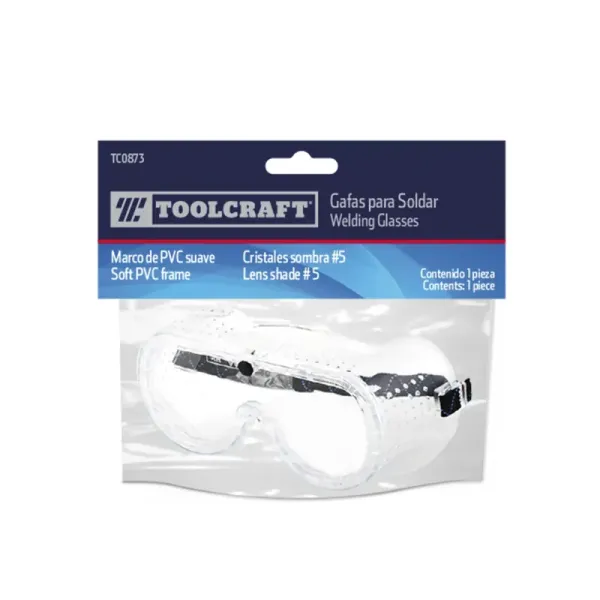 Gafas Protectoras Transparentes Toolcraft De Flujo Directo (TC0573)