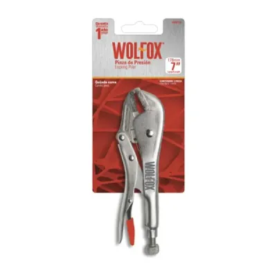 Alicate Hombresolo Curvo De 7' Wolfox Acabado Cromado