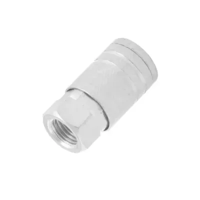 Acoplador Rápido De Acero 1/4' Hembra Wolfox Para Compresor