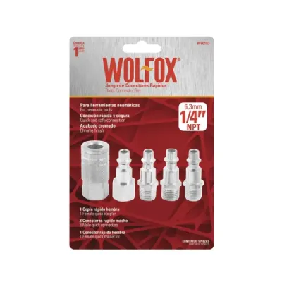 Juego De Acoples Y Conectores Rápidos Wolfox De 5 Piezas