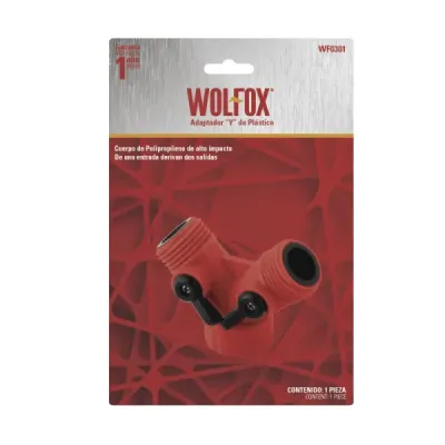 Conector Tipo Y Para Llave De Agua Wolfox Cuerpo En Abs