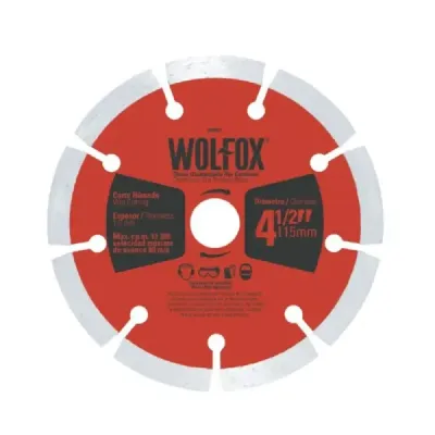 Disco Diamantado De 7' Wolfox 2 Mm Corte Segmentado