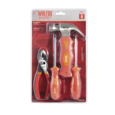 Juego De 4 Herramientas Variadas Wolfox Con Mangos Grip