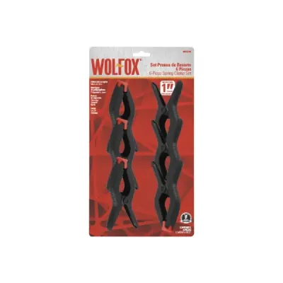 6 Prensas De Resorte De Nylon 1' Wolfox Sujeción 6.6 Lbs