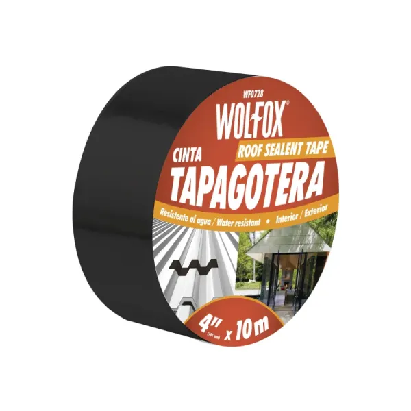 Cinta Tapagoteras De 4' X 10 Metros Wolfox De Uso General (WF0728)