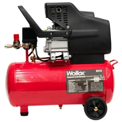 Compresor De Aire 24 L /wolfox Lubricado De 2.5 Hp