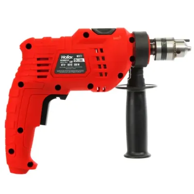 Taladro Percutor 500 W De 3/8' Wolfox Velocidad Variable