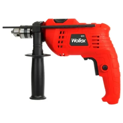 Taladro Percutor 500 W De 1/2' Wolfox Velocidad Variable
