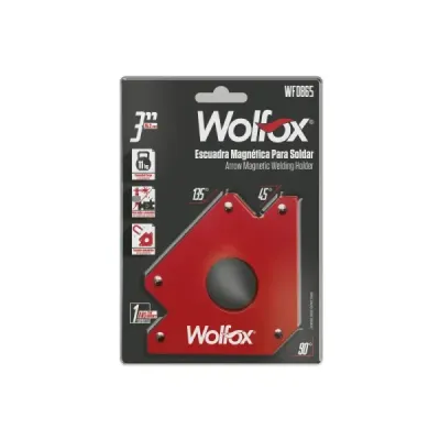 Escuadra Magnética Para Soldar De 3' Wolfox De 3 Ángulos