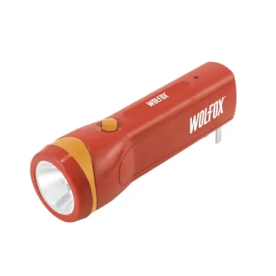 Linterna Recargable 35 Lm Wolfox Con De Cuerpo Abs Y 1 Led