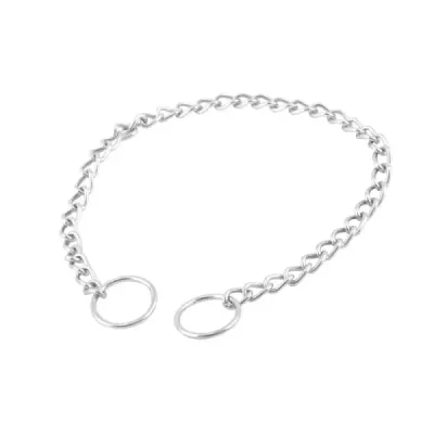 Cadena De Castigo De 50 Cm Para Perros Wolfox Acero Cromado