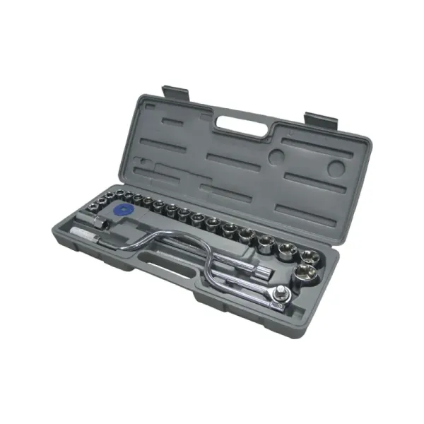 Juego De Copas Y Ratchet 1/2' Wolfox 25 Piezas Con Estuche (WF2025)