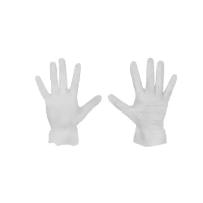 Caja De 25 Guantes Desechables De Látex Wolfox Con Talco