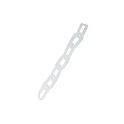 Cadena Plástica De 25 M Blanca Wolfox Espesor 1/4'
