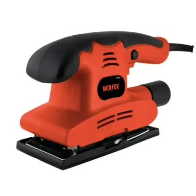 Lijadora Orbital 150 W Wolfox 90 - 187 Mm De 9.500 Rpm