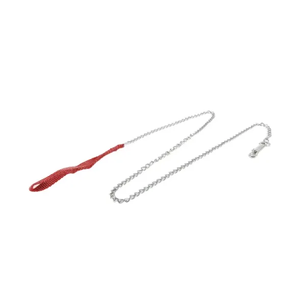 Cadena Para Perro De 120 Cm Rojo Wolfox Con Eslabón 2 Mm (WF9737)