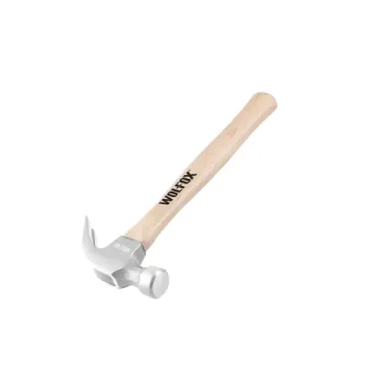 Martillo De Uña Curva 7 Oz Wolfox Con Mango De Madera