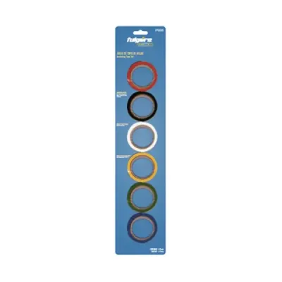 Set De 6 Cintas De Aislar 6 Metros Fulgore De Varios Colores
