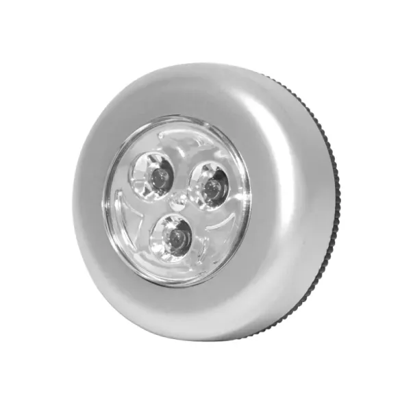 2 Luces Led Multiusos Para Pegar Redondas Fulgore De 70 Mm (FP0051)