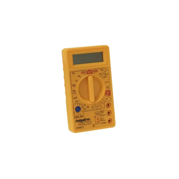 Multímetro Digital Fulgore Ligero Con Funda Para Cc Y Ca (FP0077)