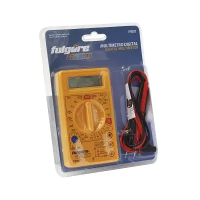 Multímetro Digital Fulgore Ligero Con Funda Para Cc Y Ca