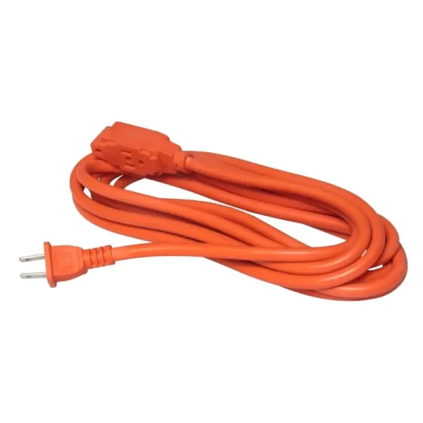 Extensión Eléctrica 4 Metros Naranja Fulgore Uso Industrial (FP0124)