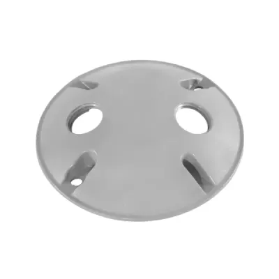 Tapa Para Rosetas Circular Intemperie Fulgore De 2 Tomas