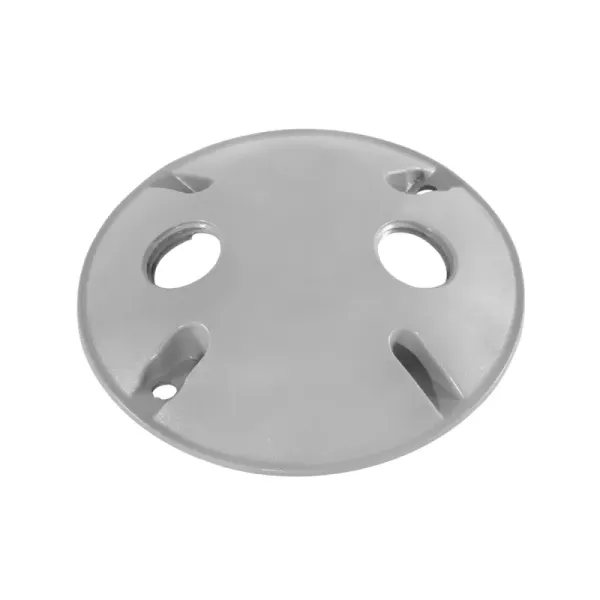 Tapa Para Rosetas Circular Intemperie Fulgore De 2 Tomas (FU0289)